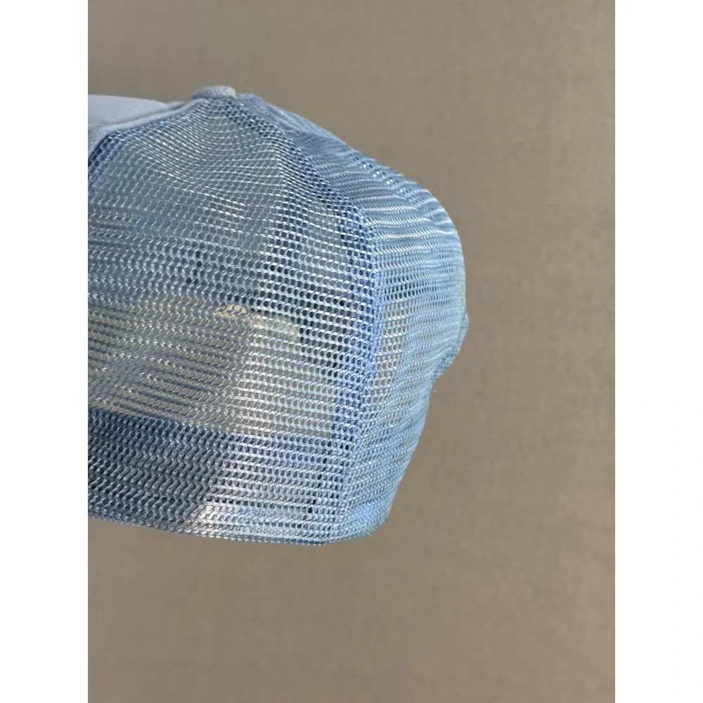 McHenry Hat Cap Snap Back Mens One Size‎ Blue Mesh Trucker Stars Graphic Players